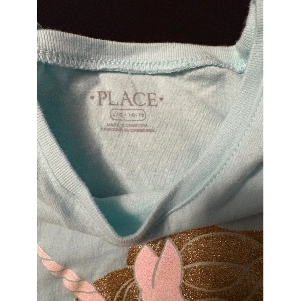 Childrens place girls size 10/12 Unicorn tee